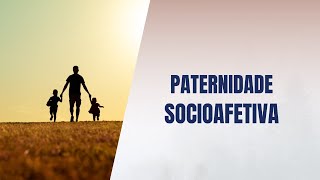 Paternidade socioafetiva [upl. by Neelrahc]