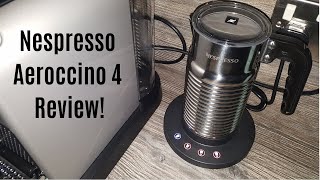 Nespresso Aeroccino 4 Milk Frother Review  Worth upgrading from the Aeroccino 3 [upl. by Gnues154]