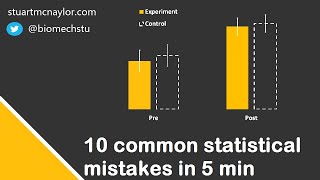 Ten Statistical Mistakes in 5 Min [upl. by Eibot637]